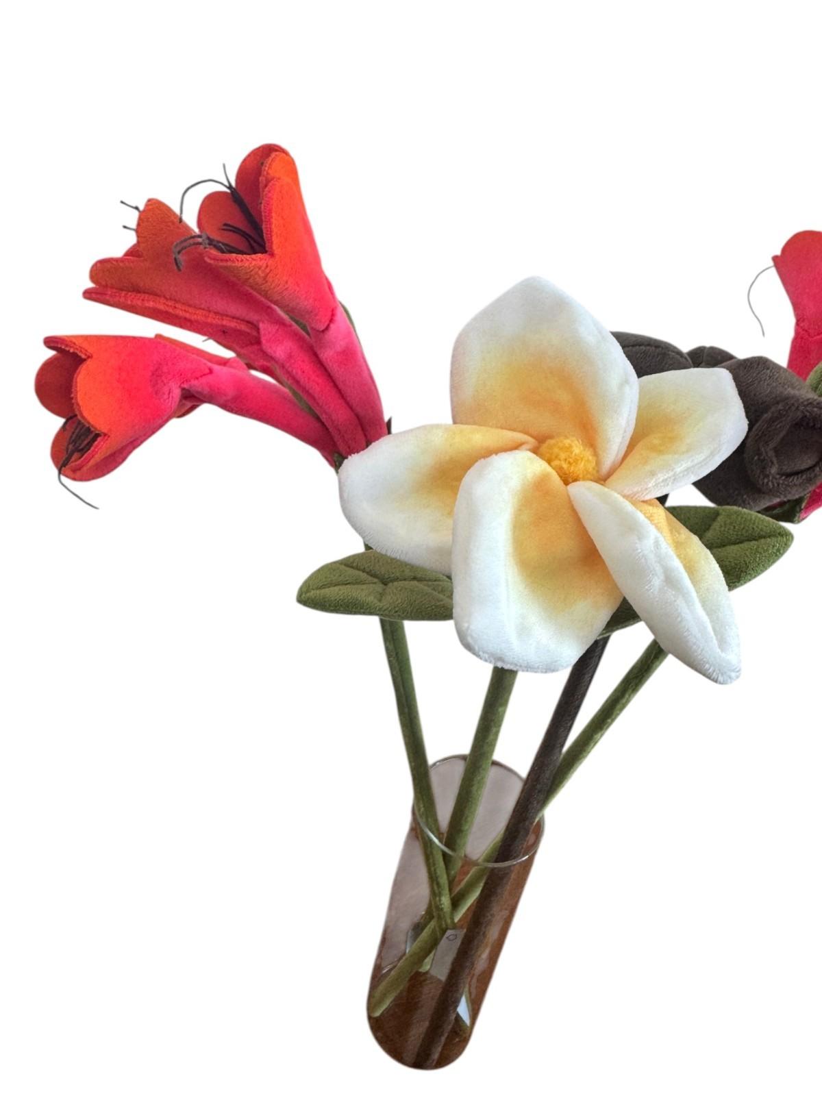 CJ Hendry Flower Market |Native Australian Rare, 4x Flowers, Pandora, Fabric Art