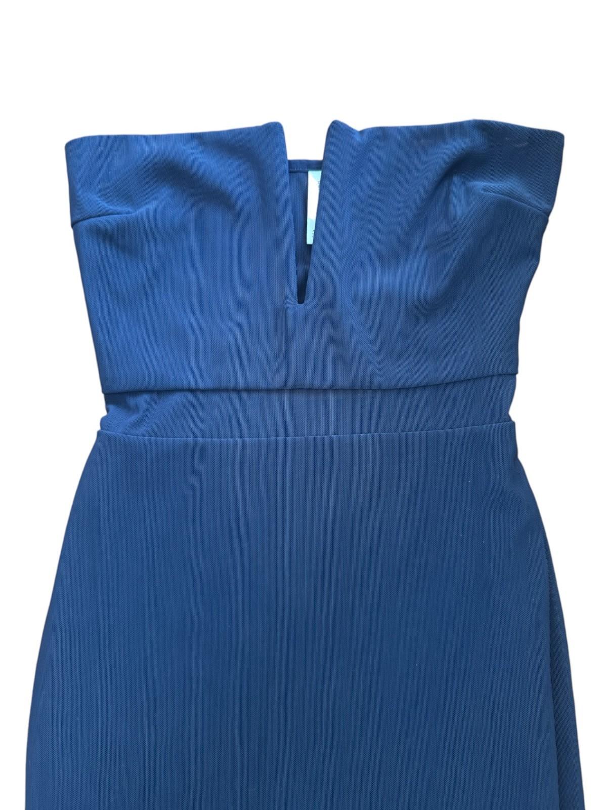 Bec + Bridge Nefertiti Midi Dress | Navy Blue, Stretch, Bodycon, Semi Lined Mesh