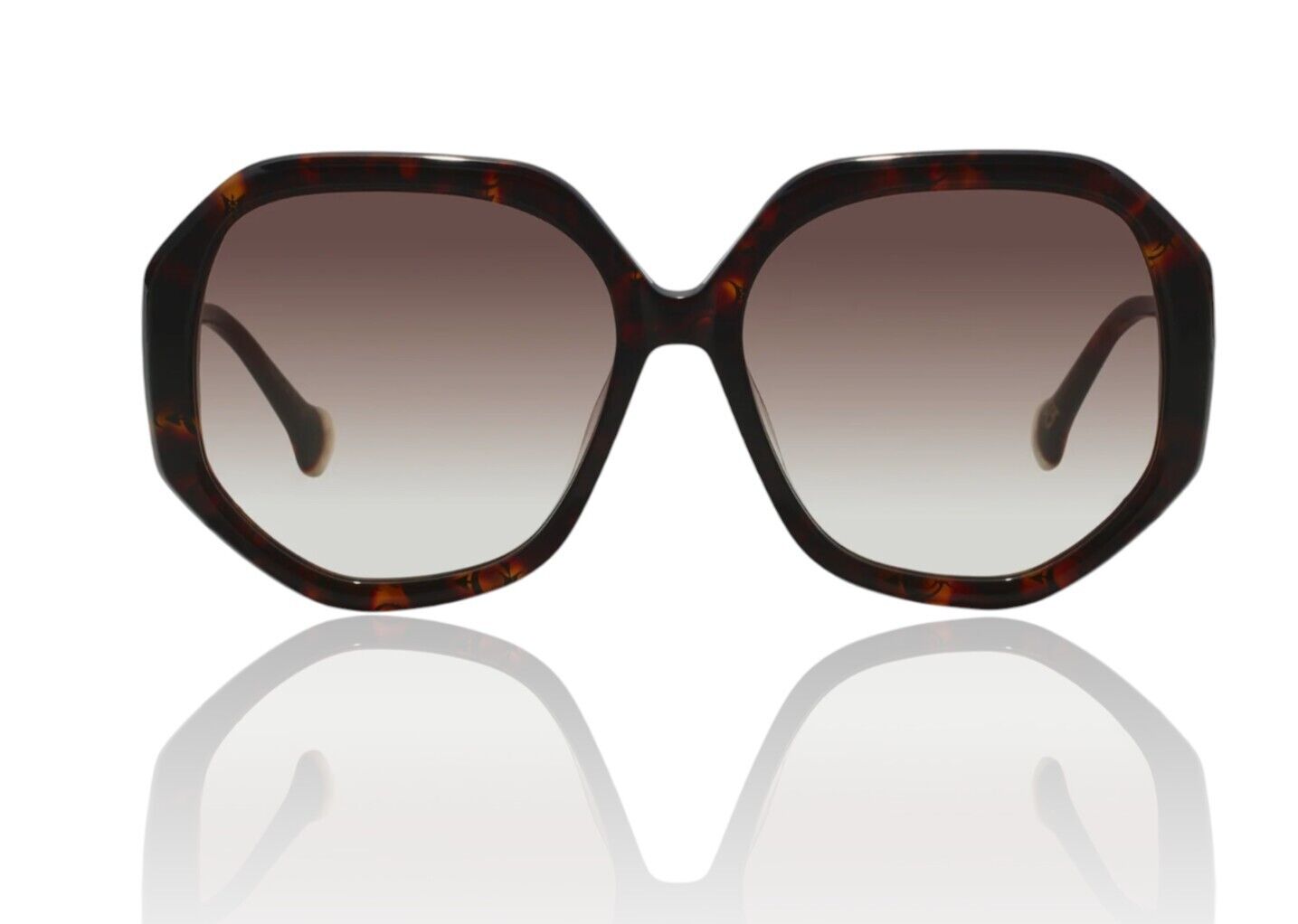 Camilla The Matriarch Sunglasses | Tortoise Shell/Gold, Acetate/Metal, Large