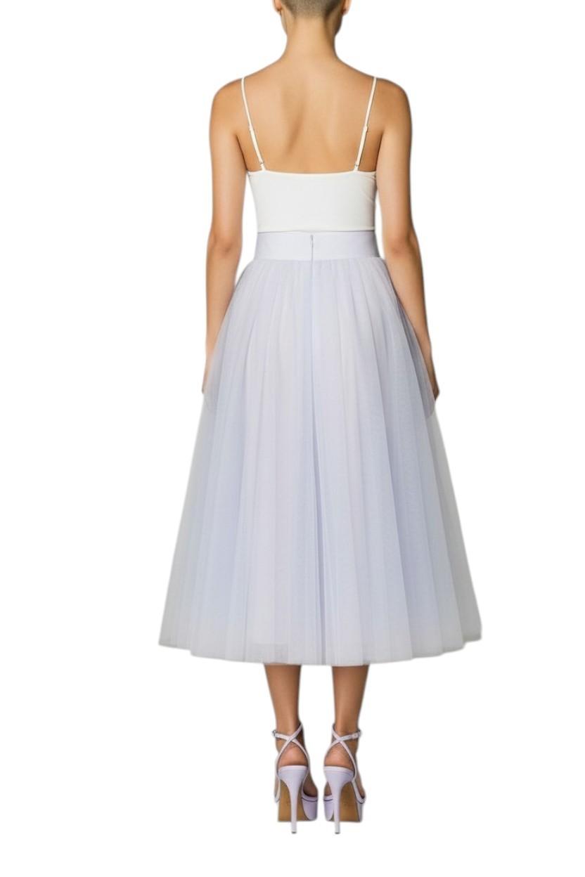 AAI generated image of White dress with thin straps on a white background