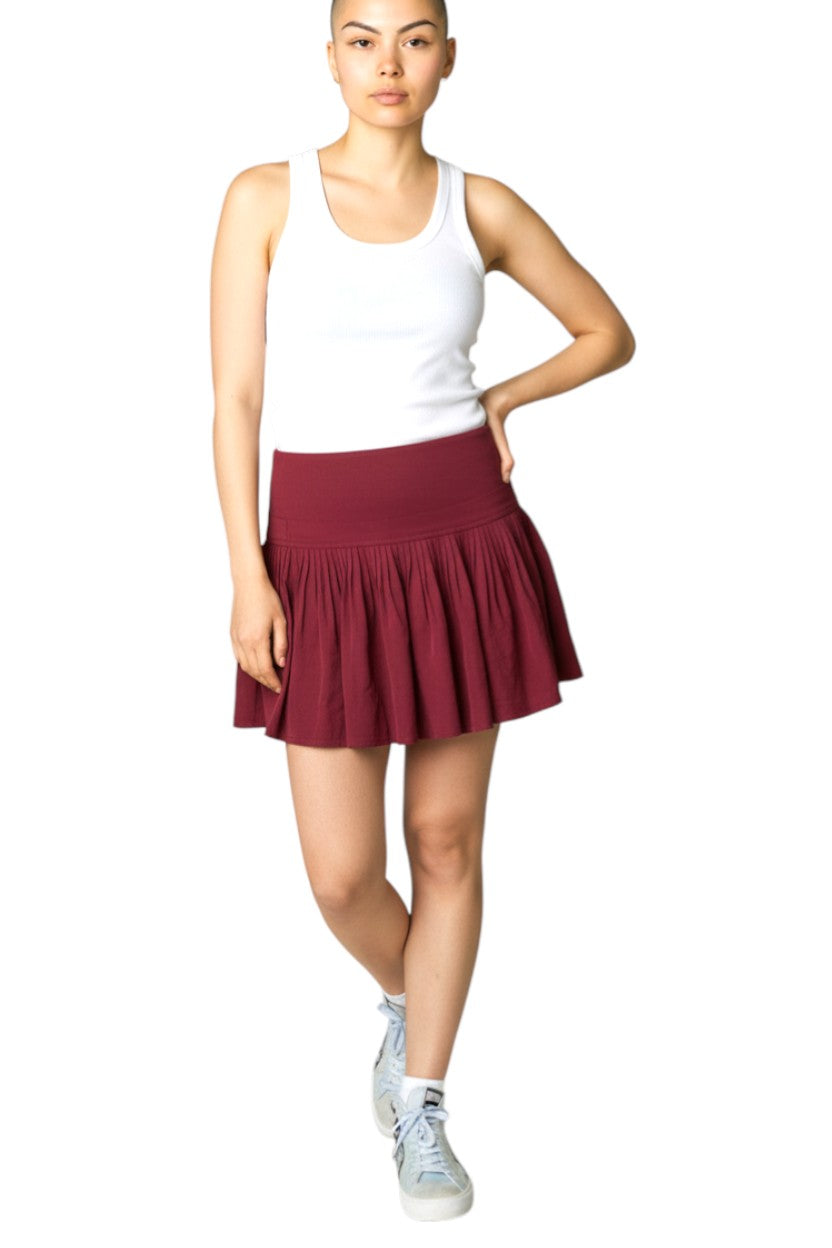 ISABEL MARANT ÈTOILE mini skirt |  Red/Burgundy, Size 38 or Medium, Fit & Flare