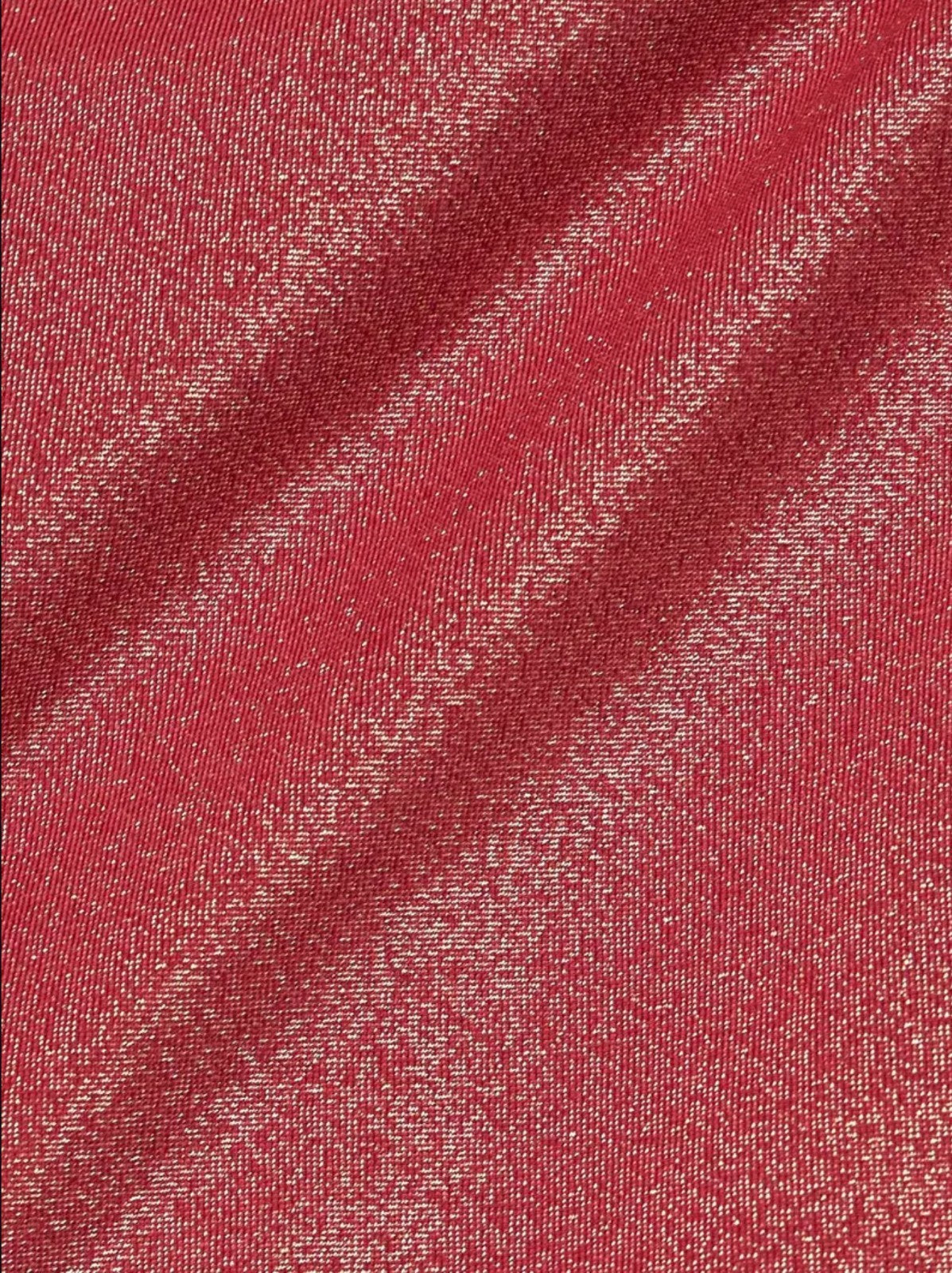 Close up of the metallic slate rose lycra fabric from the Naked Pear Zimmermann Rhiannon one piece swimsuit