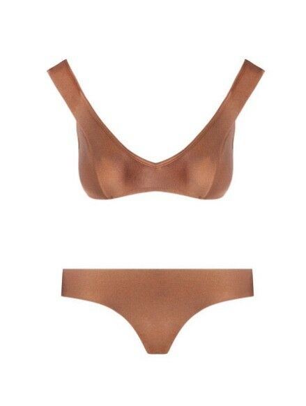 Zimmermann Tulsi Off Shoulder Bikini Set | Bronze Swimsuit