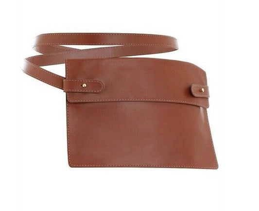 Zimmermann Pocket Belt Bag Fanny Pack, Bumbag Leather Tan