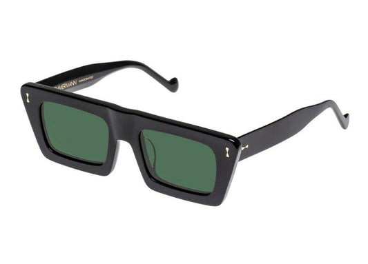 Zimmermann Eyewear Carnaby Sunglasses| Black Acetate Rectangle Oversize