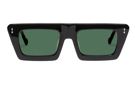 Zimmermann Eyewear Carnaby Sunglasses| Black Acetate Rectangle Oversize