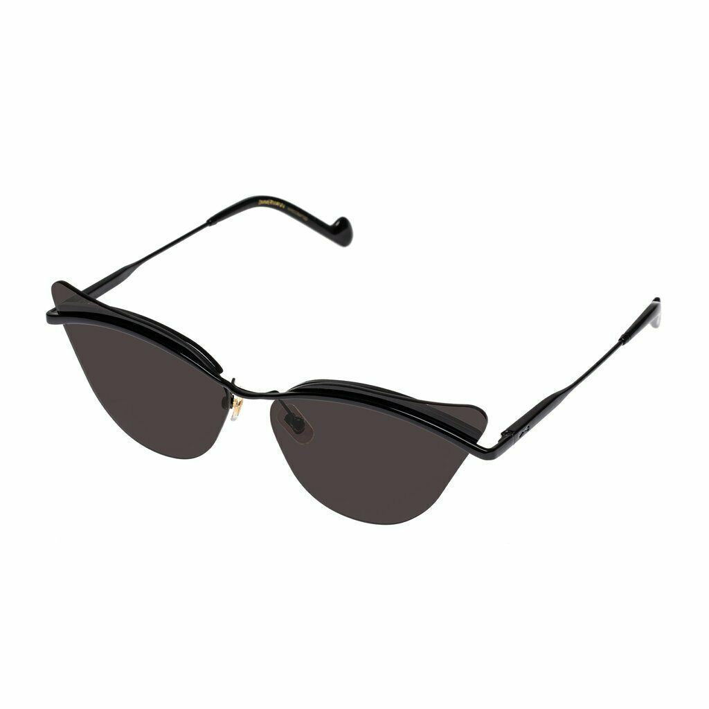 Zimmermann Broulee Sunglasses | Black, Cats Eye, Rimless, UVA/UVB Protect