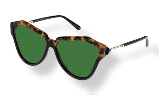 Karen Walker One Hybrid Sunglasses | Crazy Tort, Cat Eye, Biodegradable & Eco