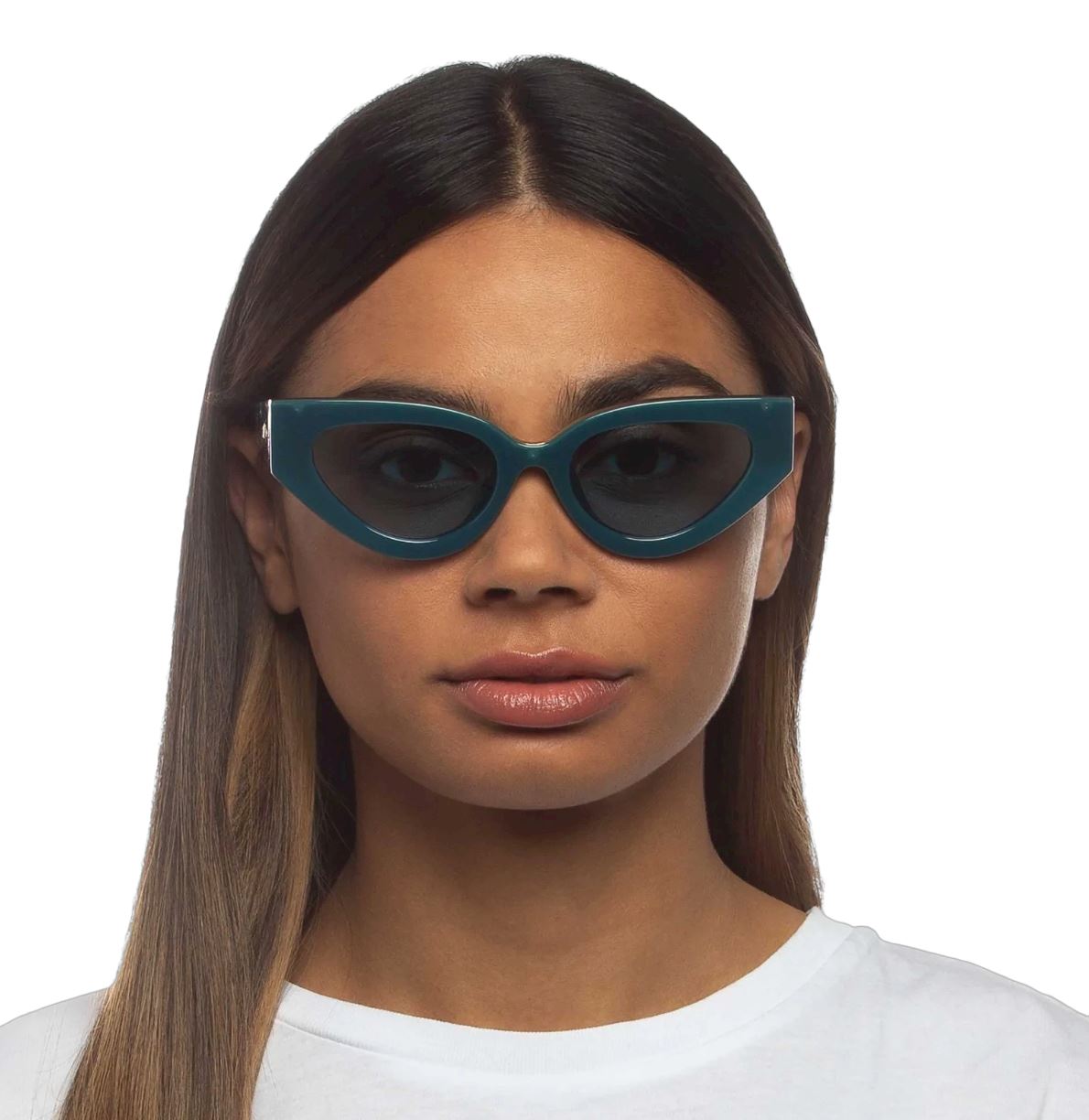 Le Specs Aphrodite Alt Fit Sunglasses | Limited Edition, Aqua Blue , Cats Eye