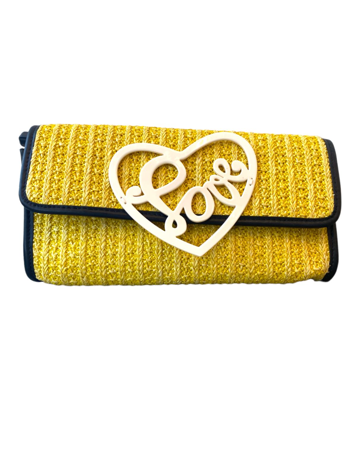 Zimmermann The Lovestruck Crossbody Bag, Lemon  | Clutch opt, Ratan, LOVE Accent