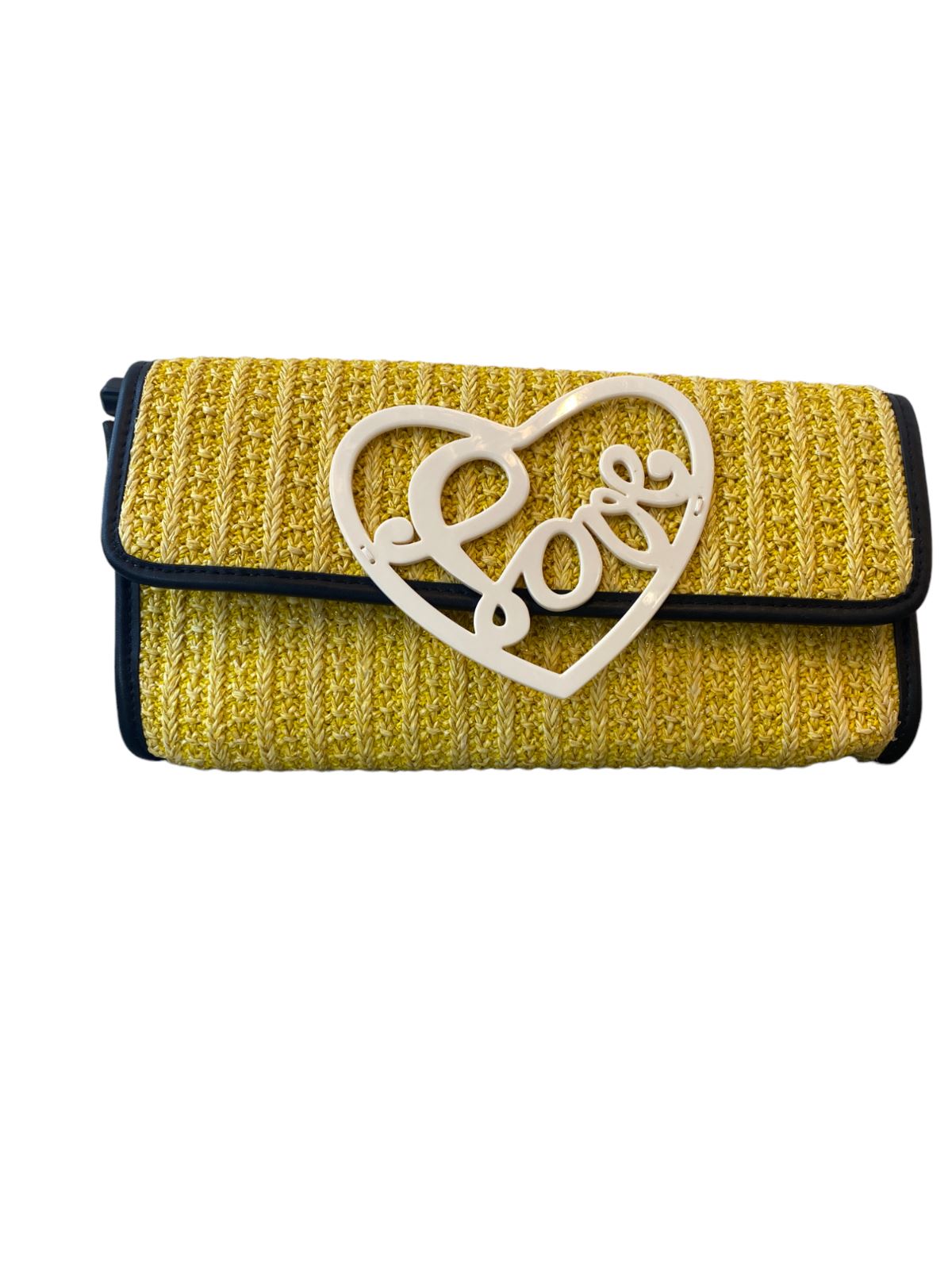 Zimmermann The Lovestruck Crossbody Bag, Lemon  | Clutch opt, Ratan, LOVE Accent