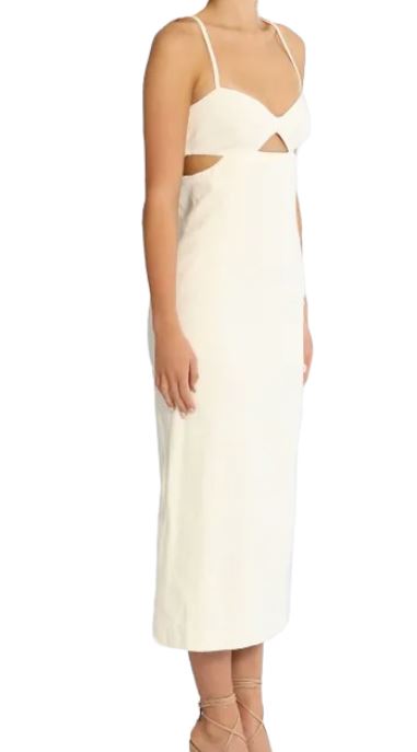 Camilla and Marc Walton Midi Dress | Pencil, Cutouts, Bridal Option, $1,500 RP