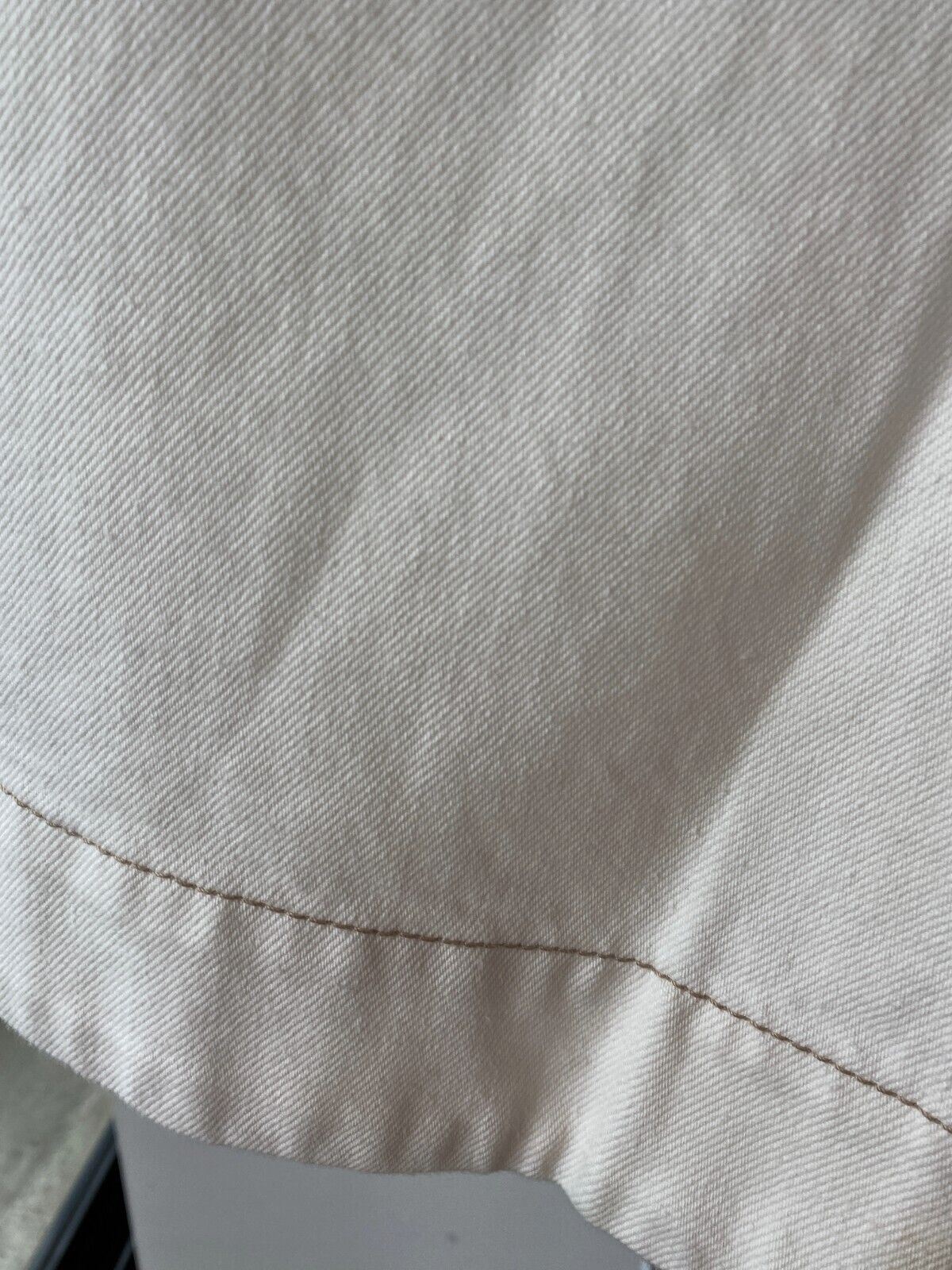 Zimmermann Pocket Skirt | Vintage White, Japanese Denim, Midi, Logo, Stitching