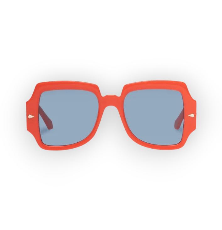 Karen Walker  Ultra Vulture Sunglasses | Orange Hazard, Oversized, Eco-Friendly