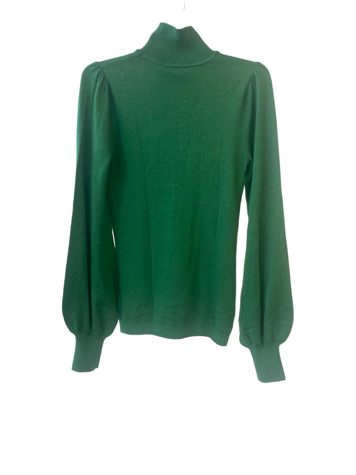 Zimmermann Blouson Sweater | Jumper, Puff Sleeves, Merino Wool, High Neck