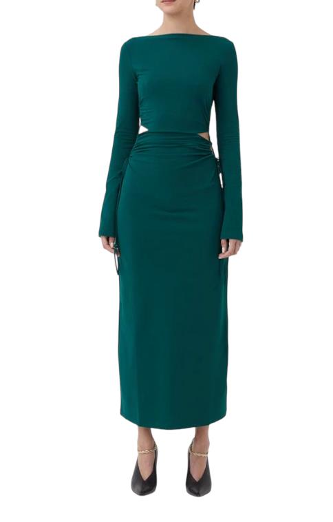 CAMILLA AND MARC Alexandre Dress | Green, Bodycon, Midi/Maxi, Side Cut Out, Lace