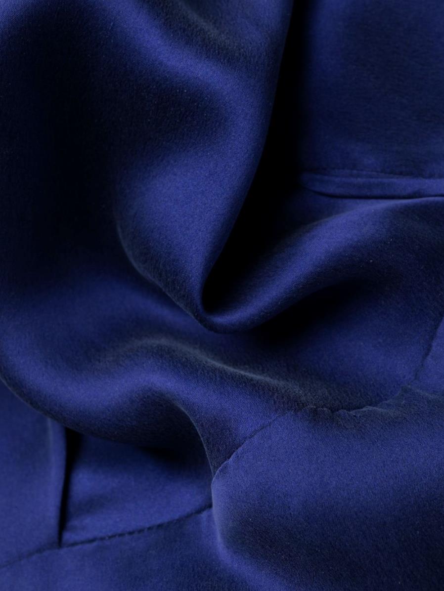 Zimmermann Silk Wrap Mini Dress | Lapis/Blue/Purple Sueded Silk Cocktail, Party