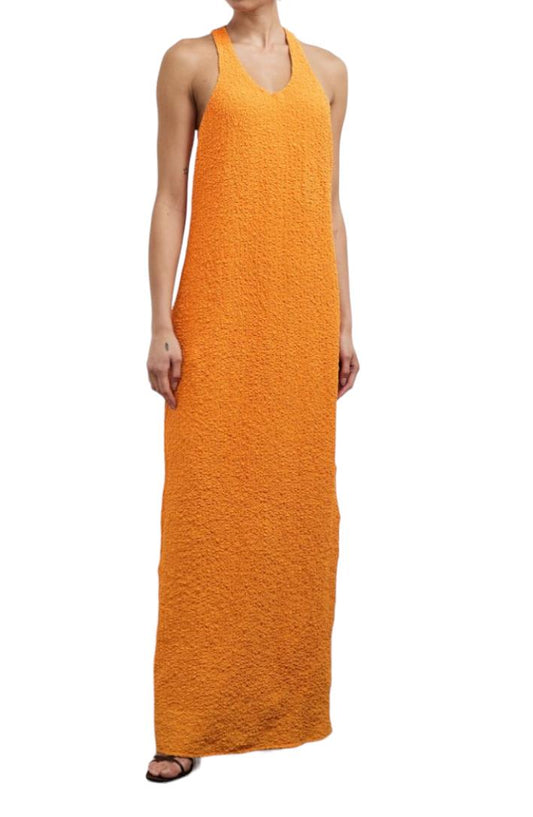 CAMILLA AND MARC Toledo Racer Back Dress | Orange, Stretch, Straigh Fit, Relaxed