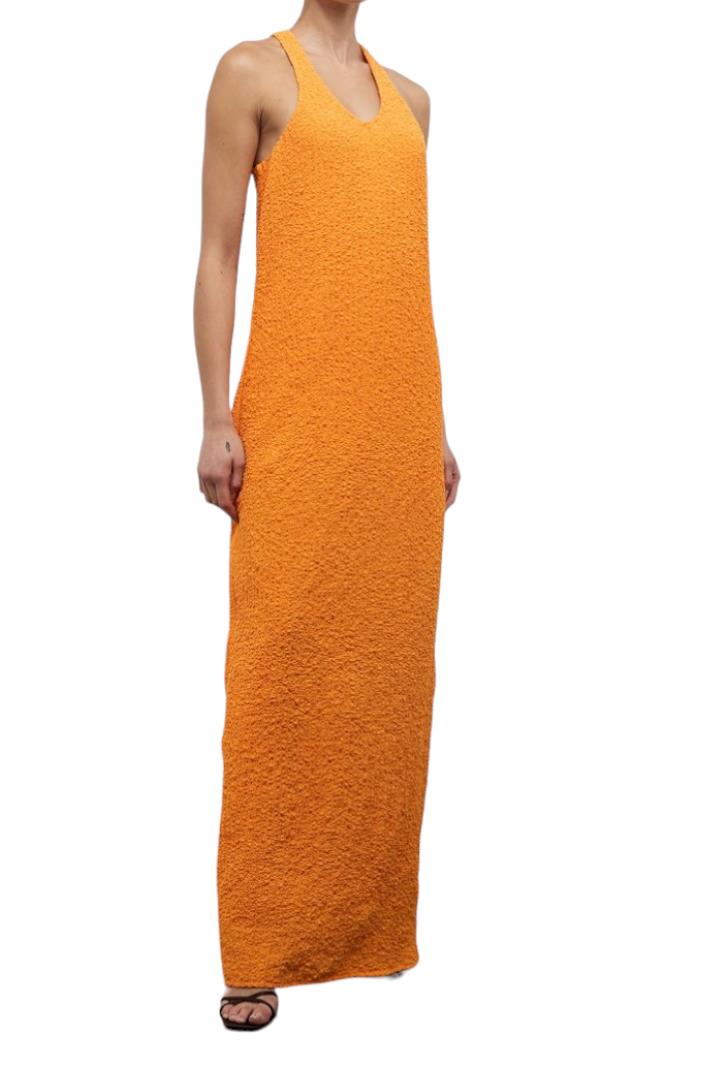 CAMILLA AND MARC Toledo Racer Back Dress | Orange, Stretch, Straigh Fit, Relaxed