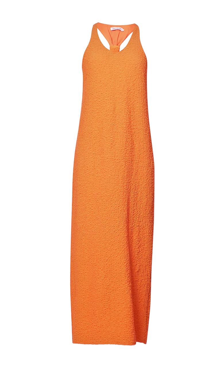 CAMILLA AND MARC Toledo Racer Back Dress | Orange, Stretch, Straigh Fit, Relaxed