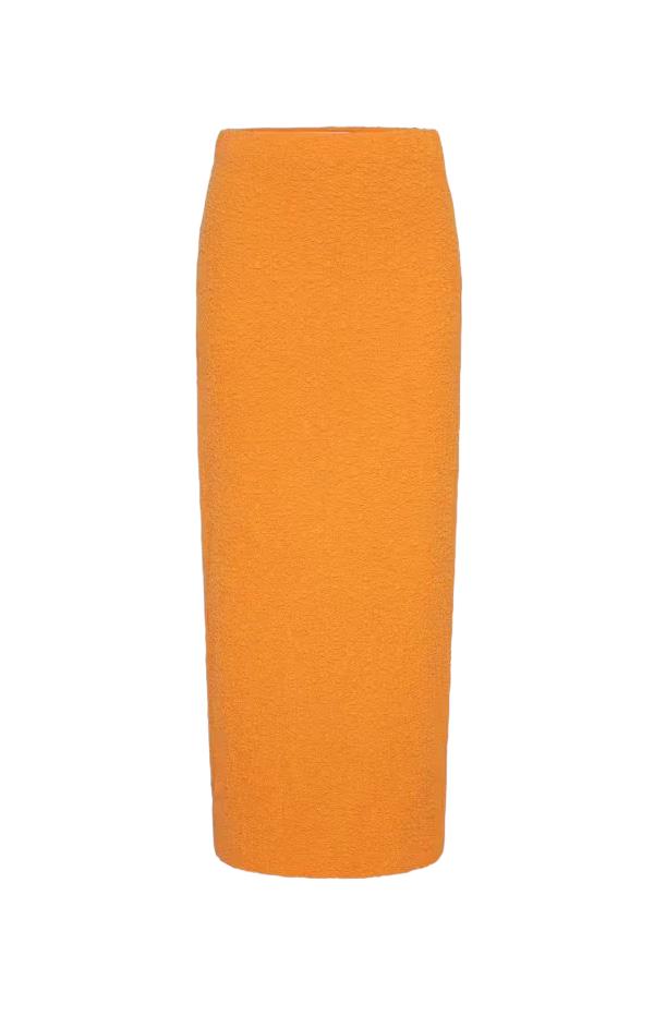 CAMILLA AND MARC Toledo skirt Orange Straight Stretch Slit