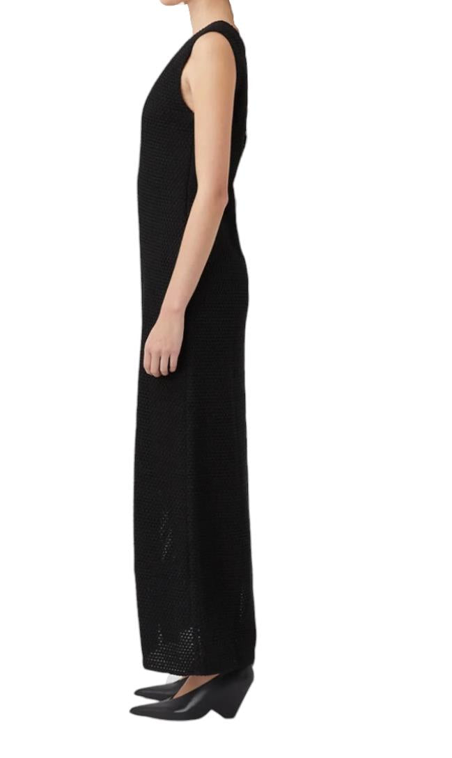 CAMILLA AND MARC Adrien Dress | Black, Textured, Cutout, Slit, V Neck