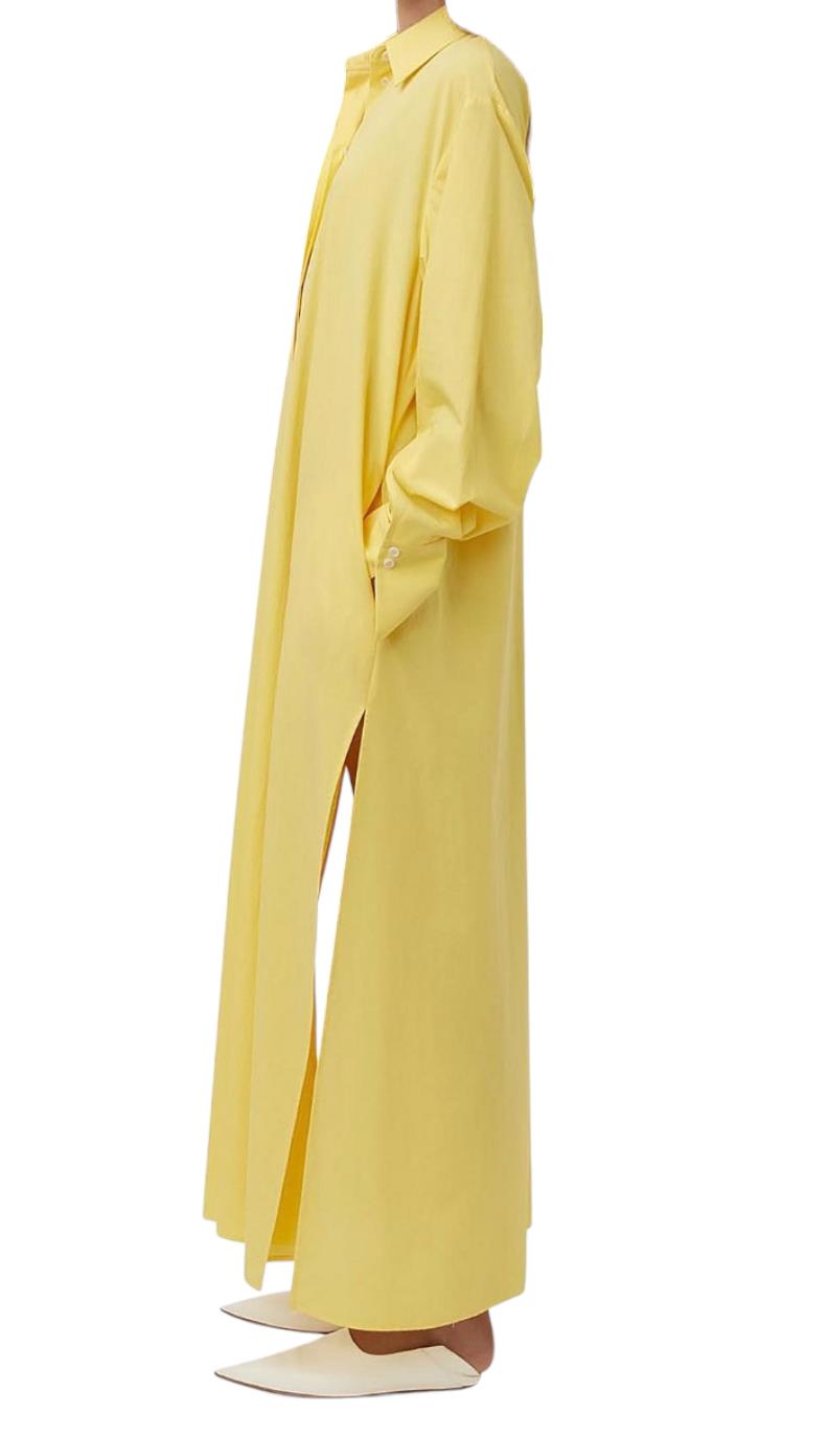 CAMILLA AND MARC Antonella Maxi Dress | Shirt, Side Slits, Cotton blend, Button