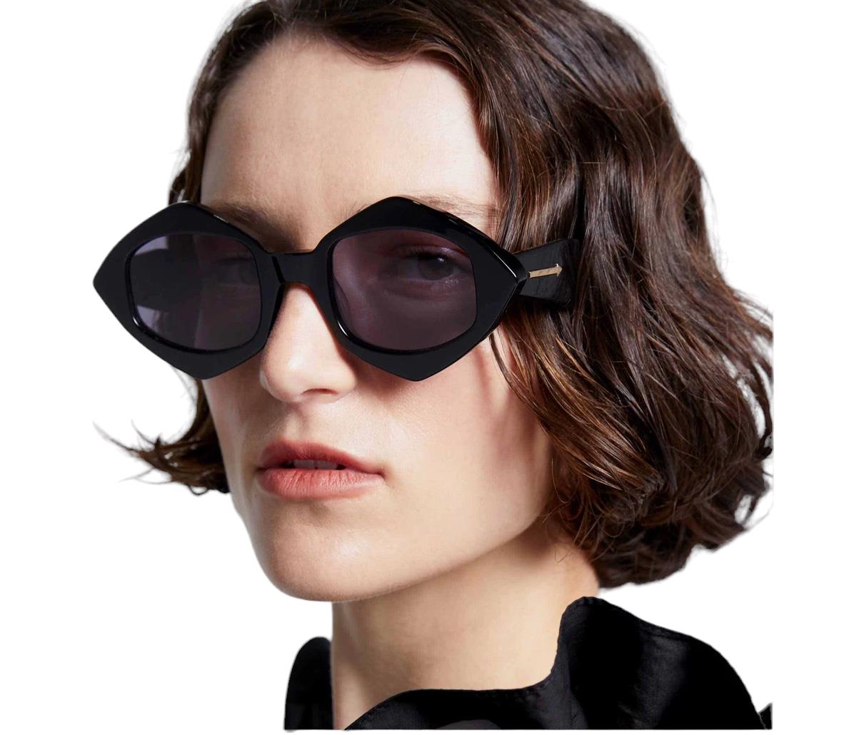 Karen Walker  Diamond Dice | Black Acetate Sunglasses, 90s, Acetate, Rock n Roll