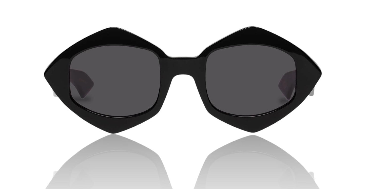 Karen Walker  Diamond Dice | Black Acetate Sunglasses, 90s, Acetate, Rock n Roll