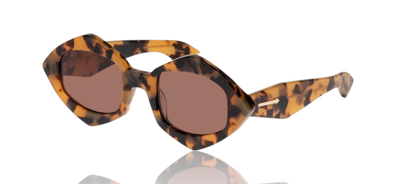 Karen Walker Immortal Sunglasses Crazy Tortoise Cats Eye shell