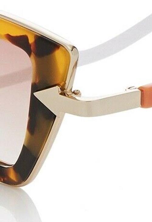 Karen Walker Bad Apple Crazy Tort | Tortoise Shell, Metal / Acetate, Cats Eye