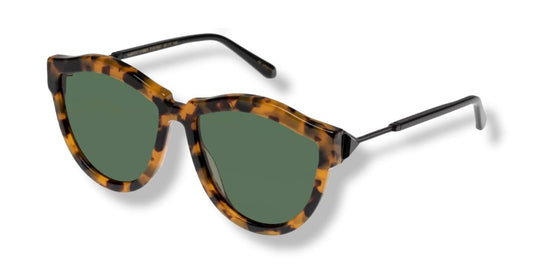 Karen Walker Harvest Hybrid Sunglasses | Crazy Tort, Bio Degradable, Eco Friend