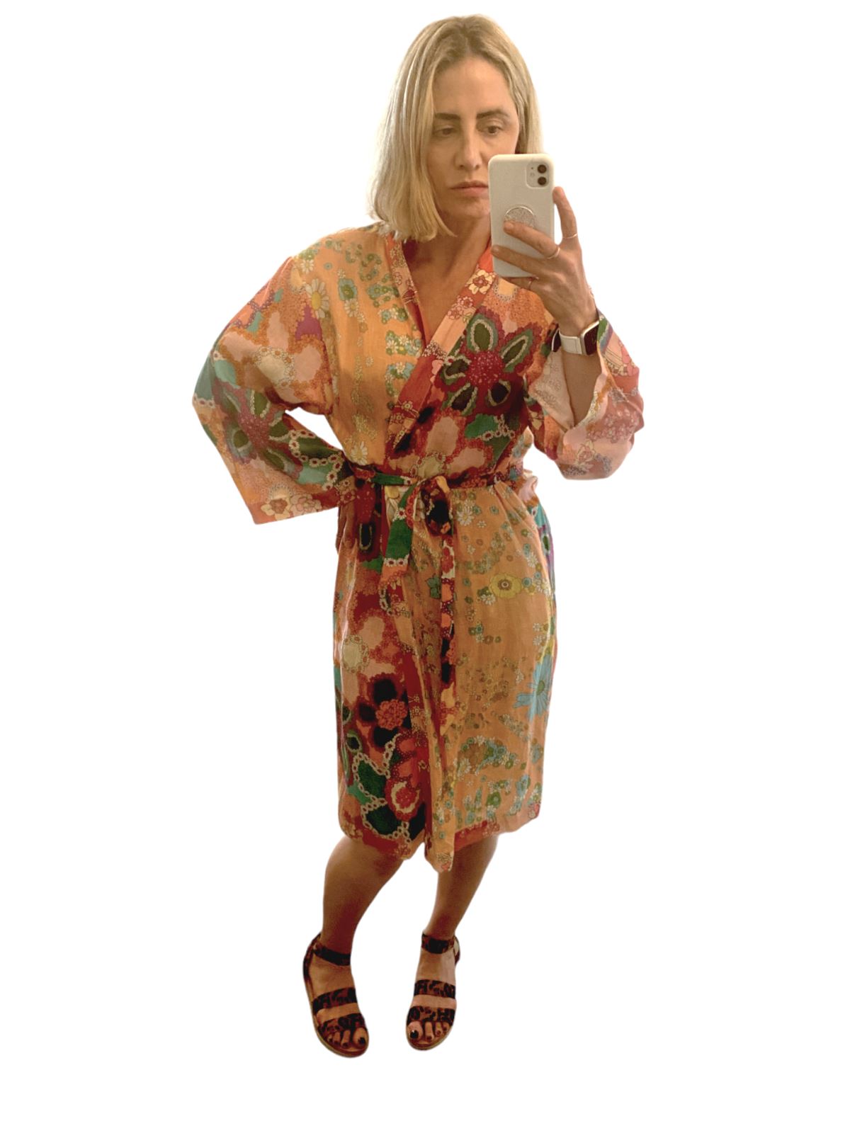 Zimmermann Lola Spliced Robe | Dress / Swimsuit Cover-Up, Wrap, Midi, Floral