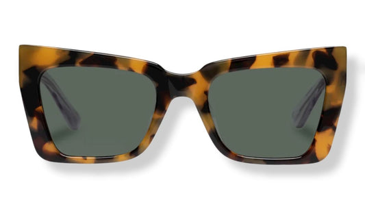 Karen Walker Immortal Sunglasses |Crazy Tortoise Shell, Bio-Acetate, Cats Eye