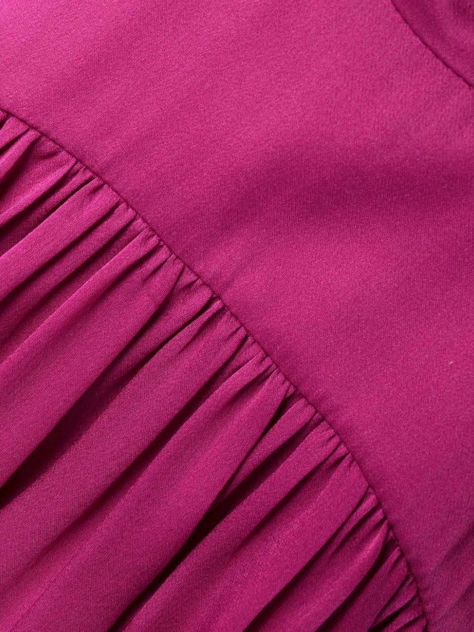 Zimmermann Tie Neck Billow Dress | Petunia/Hot Pink, 100% Silk, Picnic, Belted