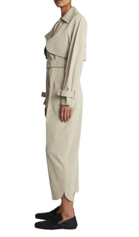 CAMILLA AND MARC Silas Jumpsuit | Trench Coat Silhouette, Beige, Sustainable