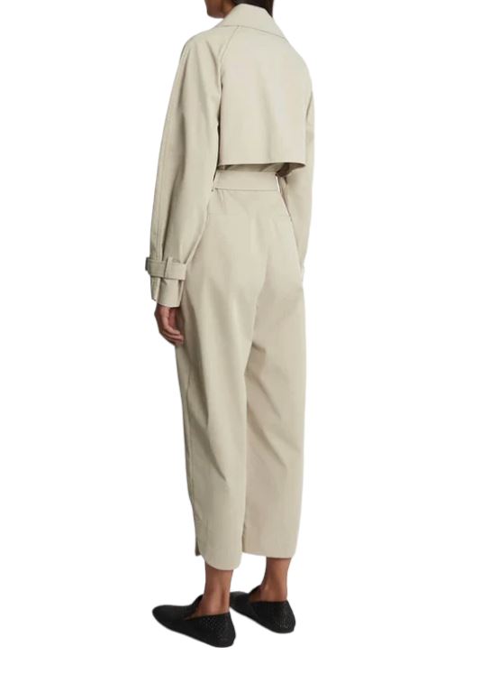 CAMILLA AND MARC Silas Jumpsuit | Trench Coat Silhouette, Beige, Sustainable