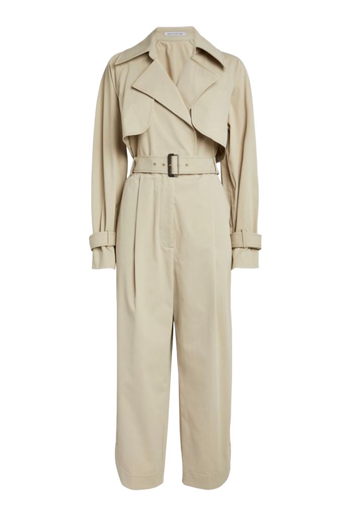 CAMILLA AND MARC Silas Jumpsuit | Trench Coat Silhouette, Beige, Sustainable