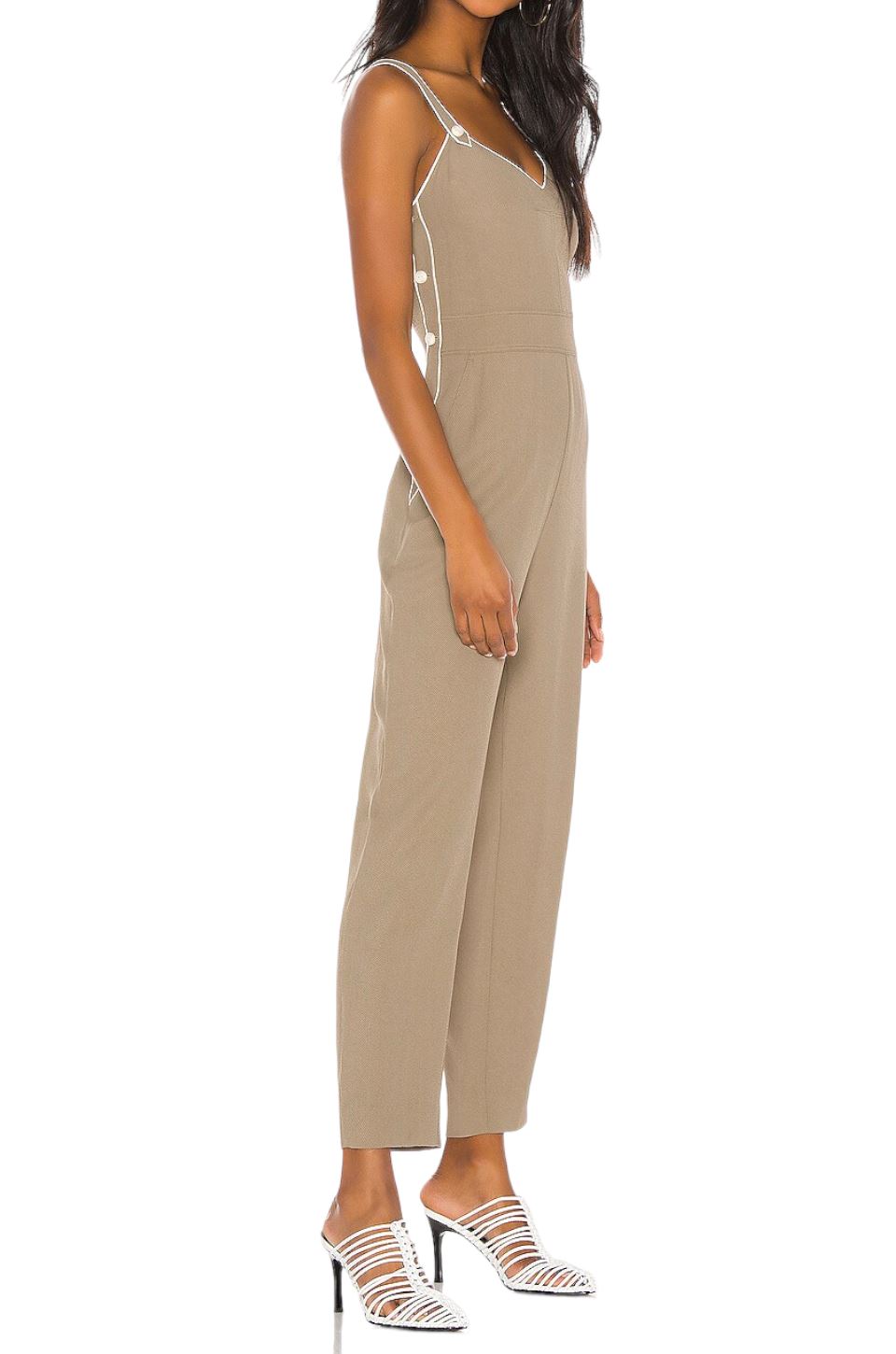 Rag & Bone Tia Jumpsuit | Overalls,  Buttons, Khaki, Fits Size AU Sz 6 to AU 10