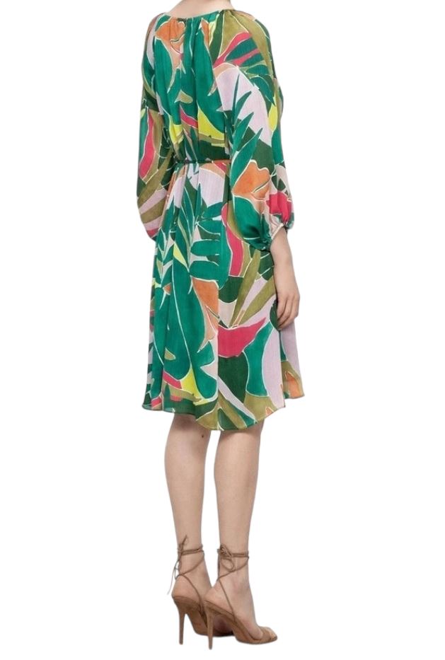 Veronika Maine Daintree Dress | Green Floral, Lightweight, Loose, Sustainable