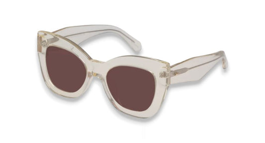 Karen Walker Northern Lights Sunglasses | Vintage Clear, Cats Eye, Oversized