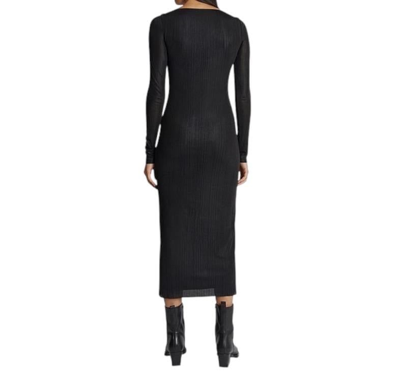 CAMILLA AND MARC Verner Dress | Strappy, Midi, Black, Bodycon, Fitted, Layered