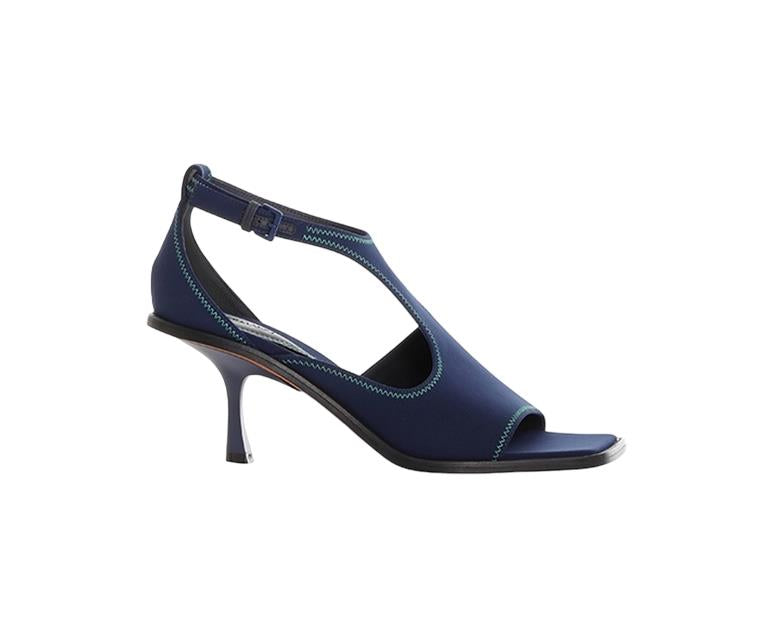 Zimmermann Scuba Sandal 65 | Heeled, Dark Cobalt, Blue,  Neoprene / Leather sole