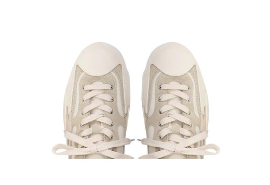 Zimmermann Low Top Splash Sneaker | Trainers, White, Leather/Fabric