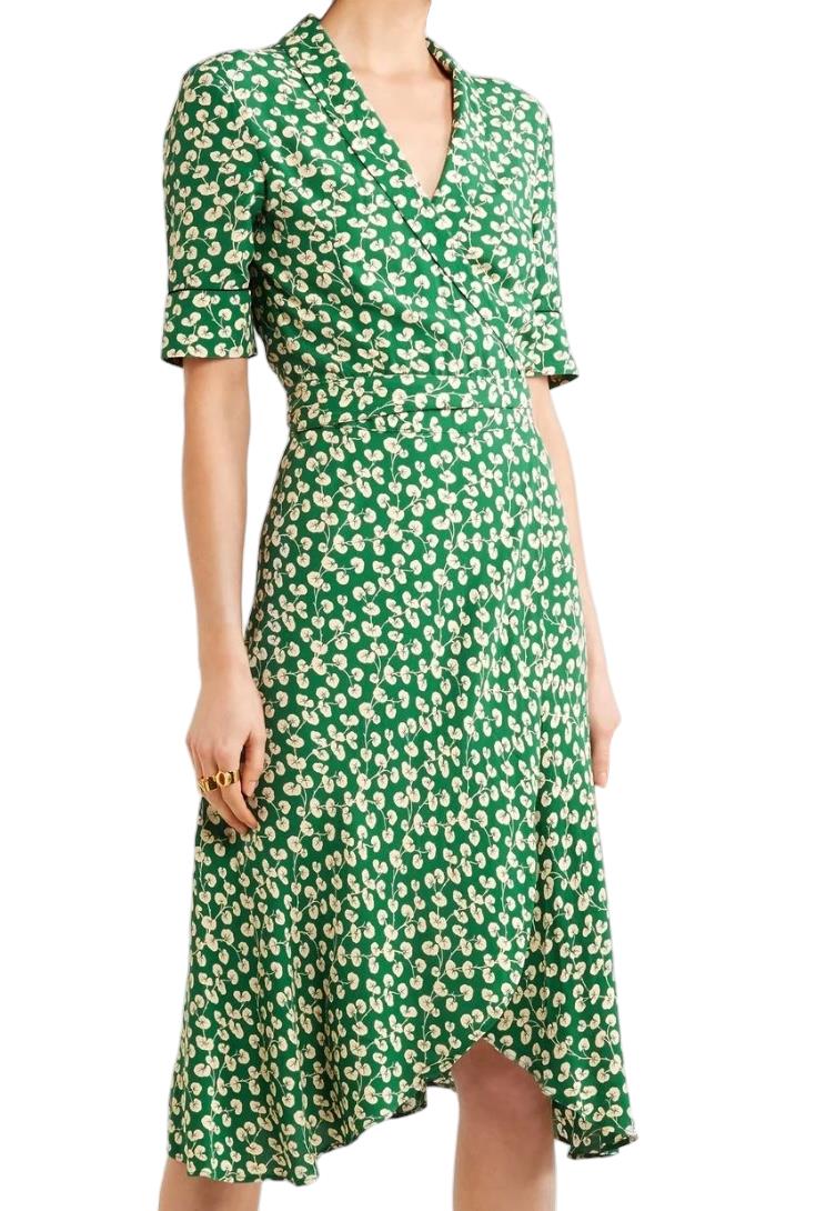 Ganni dalton wrap dress online