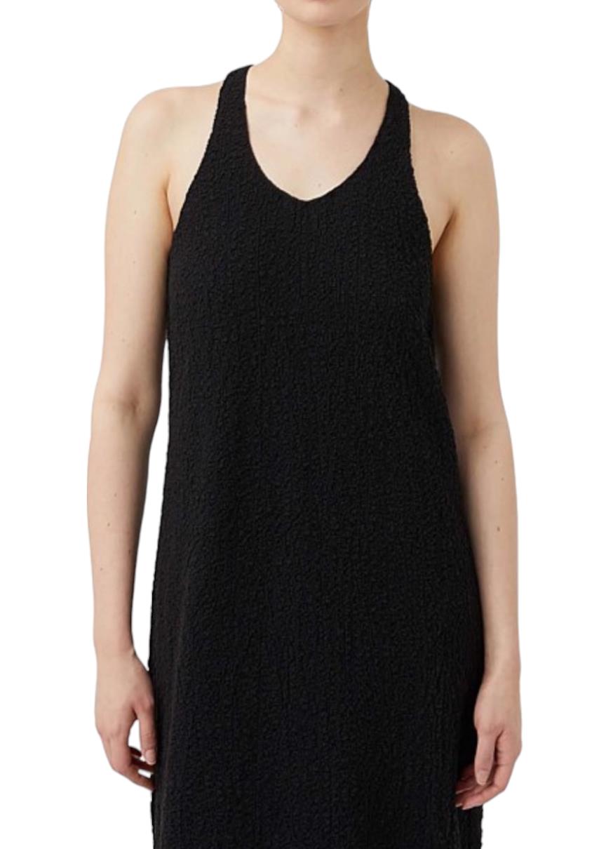 CAMILLA AND MARC Toledo Racer Back Dress | Black, Stretch, Straigh Fit, Relaxed