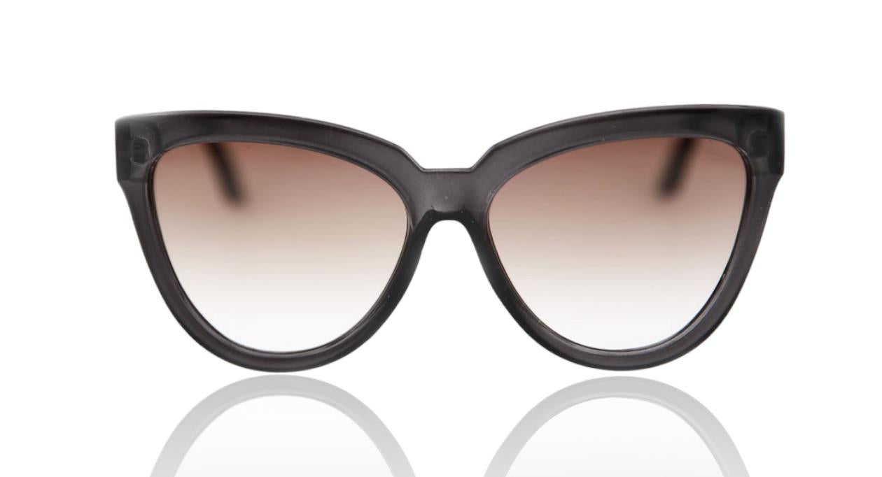 Le Specs LIAR LIAR Sunglasses | Charcoal/Black Cats Eye, Oversized, Eco Friendly