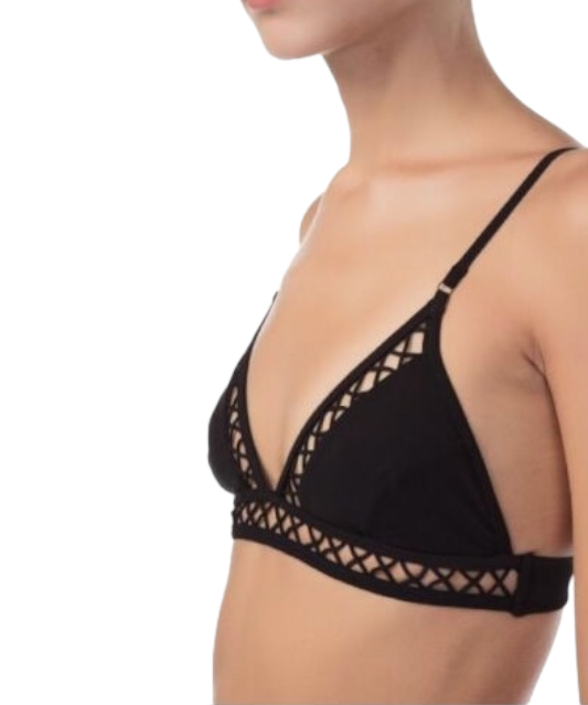 Zimmermann Paradiso Lattice Bikini Set | Black | BEST SELLER Size 0 $350 RRP