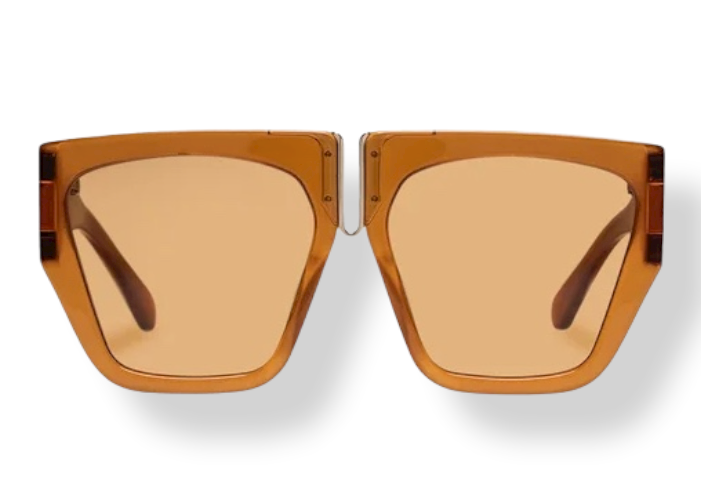 Karen Walker Double Trouble Sunglasses | Saffron Jellybean, Oversized, Biodegrad